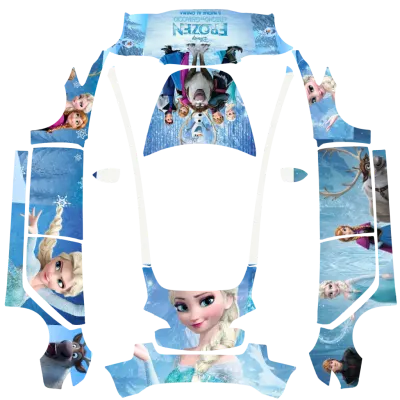 Frozen – Tesla Model 3 wrap