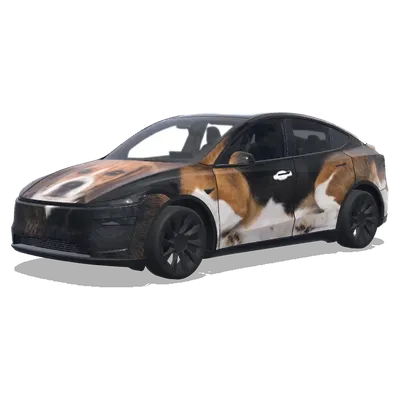 Beagle – Tesla Model Y wrap