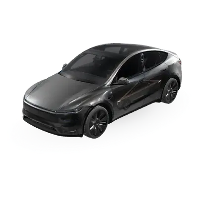 Dunkles Bernstein Schwarz (Dark Amber Black Metal) – Tesla Model Y Wrap