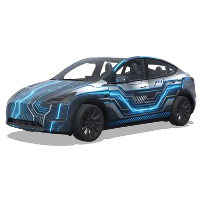 Audi e-tron Inspired (audi etornをイメージ) – Tesla Model Y wrap