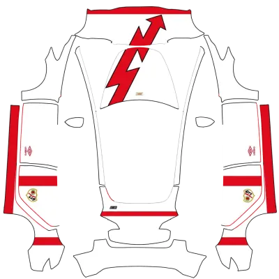 Rayo Vallecano (rayo vallecano) – Tesla Model 3 Wrap