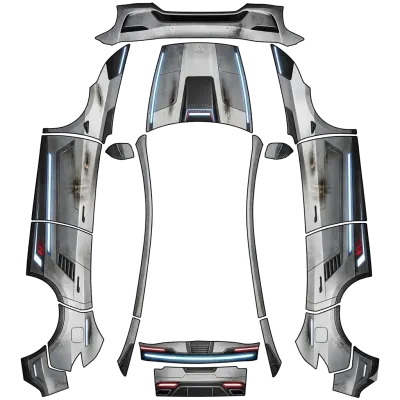 Vaisseau 13 – Tesla Model Y wrap