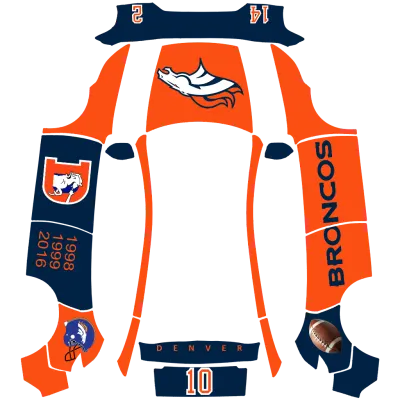 野馬隊（Broncos） – 特斯拉 Model Y 塗裝