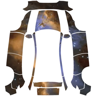 M16 Adlernebel (M16 Eagle Nebula) – Tesla Model Y Wrap