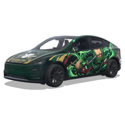 海賊王索隆（zoro one piece） – 特斯拉 Model Y 塗裝