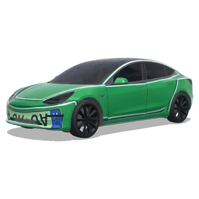 Венгерский номерной знак – оклейка Tesla Model 3