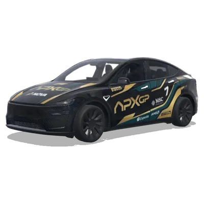 F1 APXGP (f1 the movie apxgp) – 테슬라 Model Y 랩핑