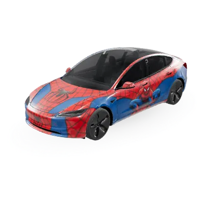 Spider-Man (spiderman) – Tesla Model 3 Wrap