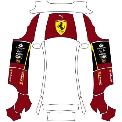 페라리 해밀턴 (Ferrari Hamilton) – 테슬라 Model Y 랩핑