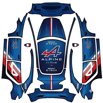 Alpine F1 – Tesla Model 3 Wrap
