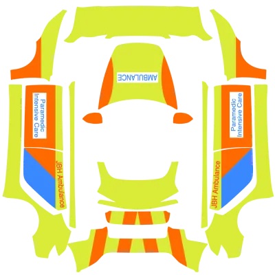 MICA Ambulanz (MICA Ambulance) – Tesla Model 3 Wrap