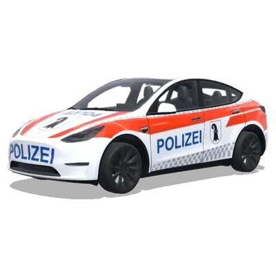 Полиция Базеля (Swiss, Basel Police Car) – оклейка Tesla Model Y