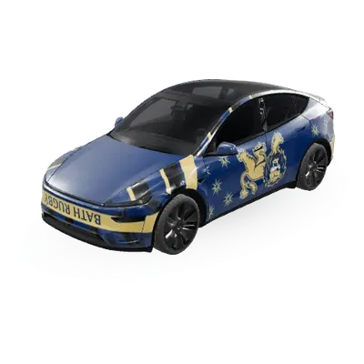 바스 러그비 (Bath Rugby) – 테슬라 Model Y 랩핑
