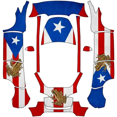 Puerto Rican – Tesla Model Y wrap