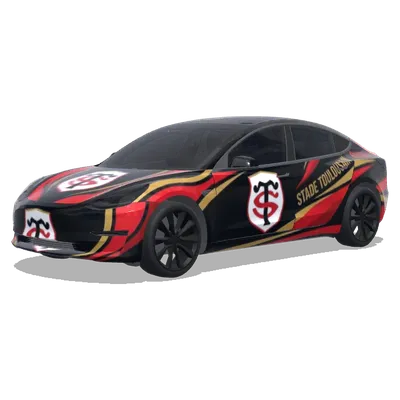 스탕 툴루즈 (Stade Toulousain) – 테슬라 Model 3 랩핑