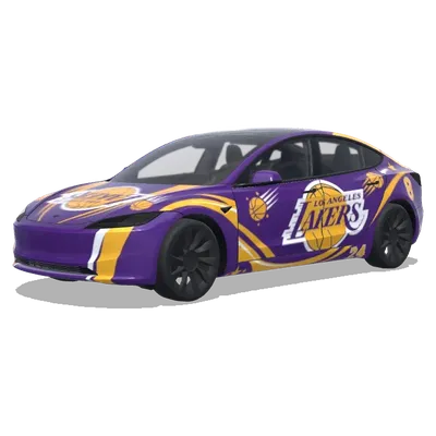 레이커스 (Lakers) – 테슬라 Model 3 랩핑