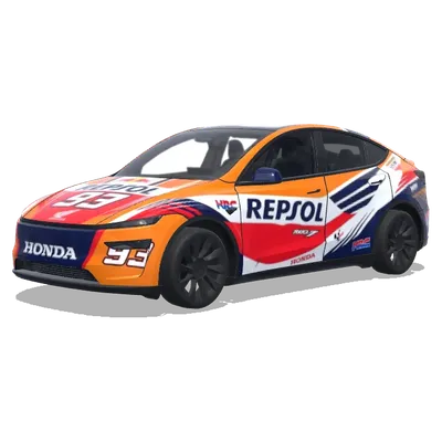 馬奎茲93號MotoGP（Like the moto gp of marc marquez, with the 93） – 特斯拉 Model Y 塗裝