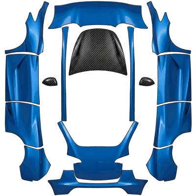 碳纖藍（Carbon bluue） – 特斯拉 Model Y 塗裝