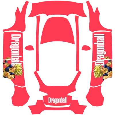 Dragon Ball Goku (Dragon Ball Kanzenban Goku) – Tesla Model Y Wrap