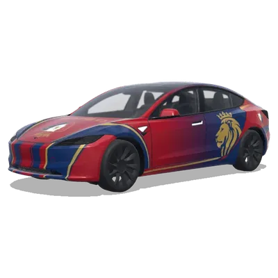 Osasuna – Tesla Model 3 wrap