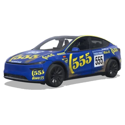 Subaru Impreza Ралли (Subaru Impreza Rally Colin Mcrae) – оклейка Tesla Model Y