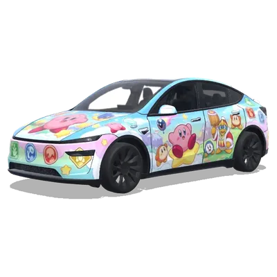 Kirby (星之卡比) – Tesla Model Y wrap