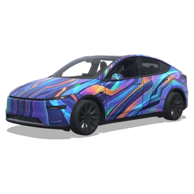 Headlight-Free Tesla Wrap – Tesla Model Y wrap