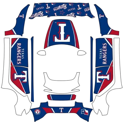 Texas Rangers – Tesla Model 3 wrap
