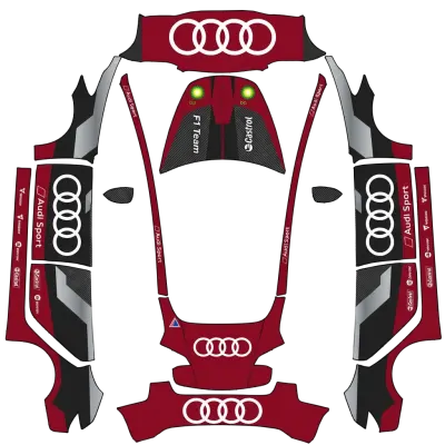 奧迪F1（Audi F1） – 特斯拉 Model 3 塗裝