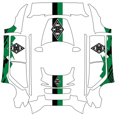 보루시아 (Borussia) – 테슬라 Model 3 랩핑