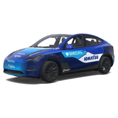 Clean Front Bumper – Tesla Model Y wrap
