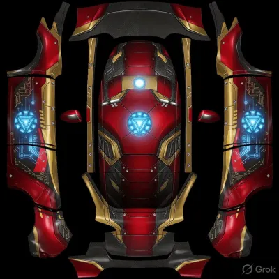 Iron Man AK – Tesla Model 3 Wrap