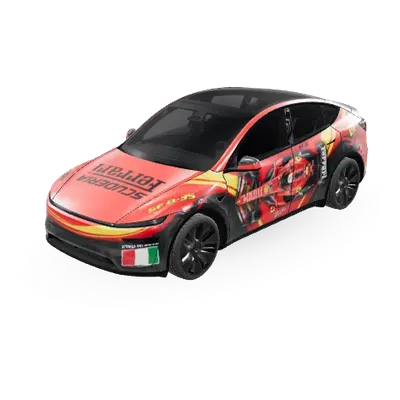 Скудерия Феррари (scuderia ferrari f1) – оклейка Tesla Model Y