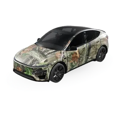 モッシーオーク (Mossy Oak) – テスラ Model Y ラッピング