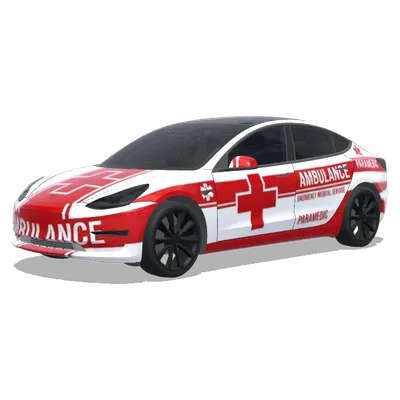 Rotes Kreuz Rettungssanitäter Tesla – Tesla Model 3 Wrap