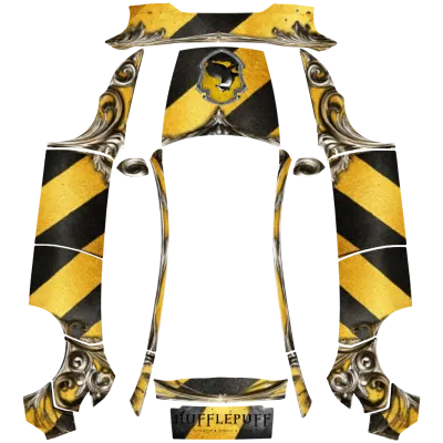 Hufflepuff – Harry Potter (Hufflepuff - Harry Potter) – Tesla Model Y Wrap