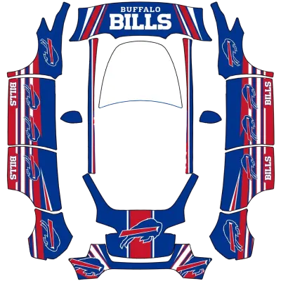 Buffalo Bills – Tesla Model Y Wrap