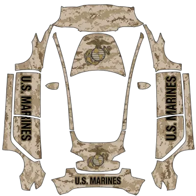 美國海軍陸戰隊（USMC） – 特斯拉 Model 3 塗裝