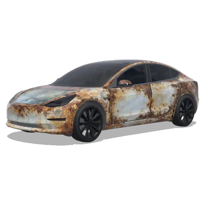 锈蚀风格（Rust） – 特斯拉 Model 3 涂装