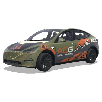 Nike ACG Stil – Tesla Model Y Wrap