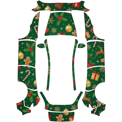 Weihnachtsdesign (Christmas Design) – Tesla Model Y Wrap