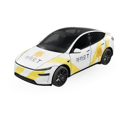 カカオタクシー (Korean Kakao Taxi) – テスラ Model Y ラッピング