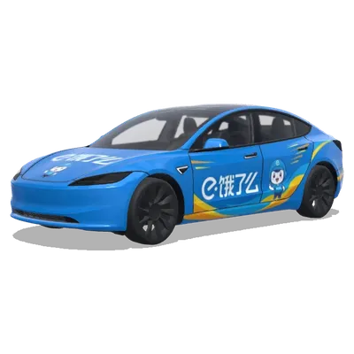 Ele.me (饿了么) – Tesla Model 3 Wrap