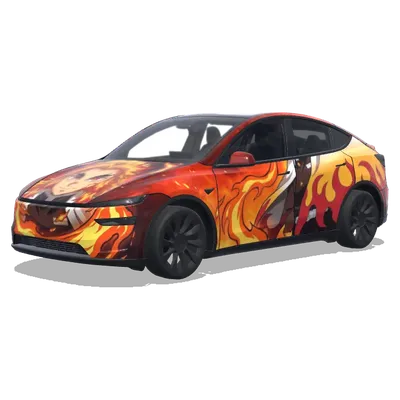 Kyojuro Rengoku – Tesla Model Y wrap