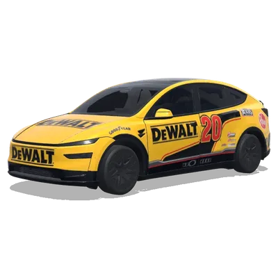 DeWalt NASCAR (christopher bell yellow DeWALT nascar car) – Tesla Model Y L Wrap