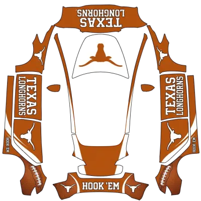 長角牛（Longhorns） – 特斯拉 Model 3 塗裝