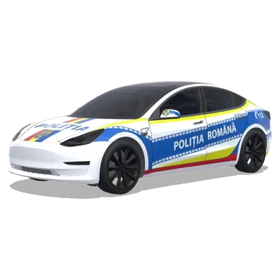 羅馬尼亞警車（Police care from Romania） – 特斯拉 Model 3 塗裝