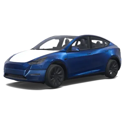 Deep Blue Metallic – Tesla Model Y wrap