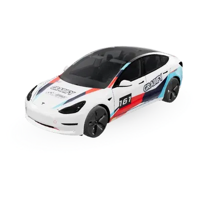 Rennwagen BMW (Race Car - BMW) – Tesla Model 3 Wrap
