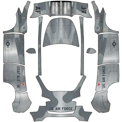 美國空軍戰鬥機（USAF fighterJet） – 特斯拉 Model Y 塗裝